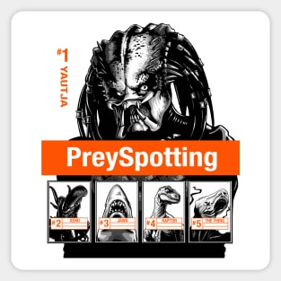 PreySpotting (White) Sticker